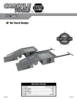 Napa Carlyle Tools 791-9003 Operating Manual preview