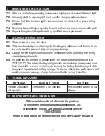 Preview for 5 page of Napa CARLYLE TOOLS CL960 Owner'S Manual