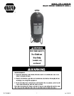 Napa FD17-SMOKER Operating Manual & Parts List preview