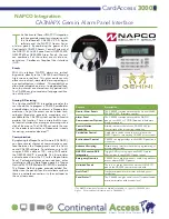 NAPCO CA3000 - BROCHURE 1 Brochure preview