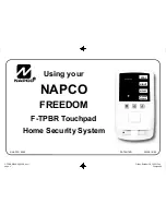 NAPCO F-TPBR Manual preview