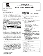 Предварительный просмотр 1 страницы NAPCO GEM-ACM1D Installation Instructions Manual