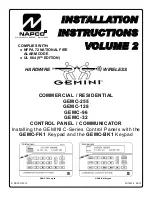 Preview for 1 page of NAPCO GEMINI GEMC-128 Installation Instructions Manual