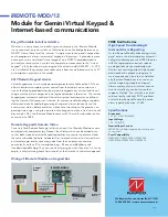 Preview for 2 page of NAPCO Gemini iREMOTE-MOD/12 Brochure