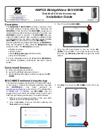 Preview for 1 page of NAPCO iBridgeVideo IBV-CHIME Installation Manual