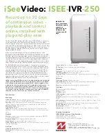 Preview for 1 page of NAPCO ISEE-IVR-250 - Brochure