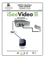 NAPCO iSeeVideo ISEE-SCHGW Installation Manual preview