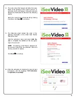 Preview for 11 page of NAPCO iSeeVideo ISEE-SCHGW Installation Manual