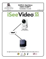 NAPCO iSeeVideo ISEE-VCMPT Installation Manual preview