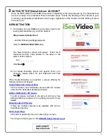 Preview for 7 page of NAPCO iSeeVideo ISEE-VCMPT Installation Manual