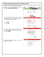 Preview for 10 page of NAPCO iSeeVideo ISEE-VCMPT Installation Manual