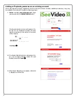 Preview for 8 page of NAPCO iSeeVideo ISV WLHDCAM Installation Manual