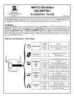 Preview for 1 page of NAPCO ISV-REPT01 iSeeVideo Installation Manual