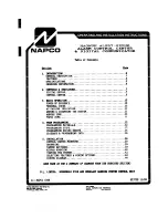 Preview for 1 page of NAPCO Magnum Alert-825HS Operating & Installation Instructions Manual