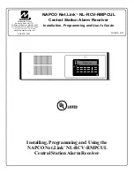 NAPCO Net.Link NL-RCV-RMPCUL Installation, Programming And User'S Manual preview