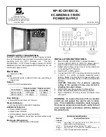 Preview for 1 page of NAPCO NP-4CC615DCUL Instructions