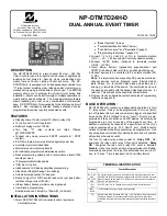 NAPCO NP-DTM7D24H-D Instructions preview