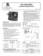 NAPCO NP-LPS6-24VDC Instructions preview