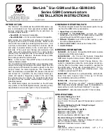 NAPCO SLe-GSM Installation Instructions Manual preview