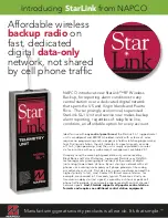 Preview for 1 page of NAPCO STARLINK Datasheet