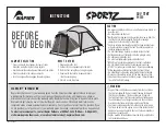 Preview for 1 page of Napier SPORTZ 84000 Instructions