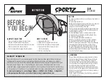 Napier SPORTZ COVE 61 Series Instructions preview