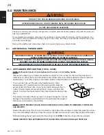 Preview for 26 page of Napoleon 1400ML Installation And Operating Instructions Manual