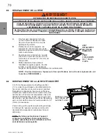 Preview for 70 page of Napoleon 1400ML Installation And Operating Instructions Manual