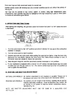 Preview for 9 page of Napoleon 3622-N Installation And Operation Instructions Manual