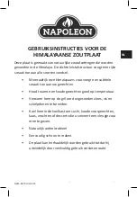 Preview for 17 page of Napoleon 70025 Instructions For Use Manual