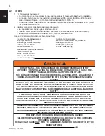 Preview for 6 page of Napoleon 9500-B Series Operating Instructions Manual