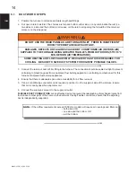 Preview for 14 page of Napoleon 9500-B Series Operating Instructions Manual