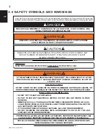 Preview for 4 page of Napoleon 9500 series Installation And Operating Instructions Manual