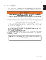 Preview for 13 page of Napoleon 9500 series Installation And Operating Instructions Manual