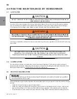 Preview for 66 page of Napoleon 9500 series Installation And Operating Instructions Manual