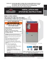 Preview for 1 page of Napoleon 9600E E-STAR Series Installation And Operating Instructions Manual