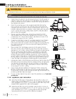 Preview for 32 page of Napoleon Acies l38 Series Installation Manual