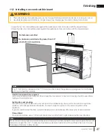 Preview for 47 page of Napoleon Acies L38N Installation Manual