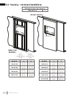 Preview for 20 page of Napoleon ALLURAVISION Series Installation And Operation Manual