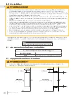 Preview for 44 page of Napoleon ALLURAVISION Series Installation And Operation Manual