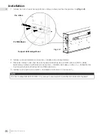 Preview for 46 page of Napoleon ALLURAVISION Series Installation And Operation Manual