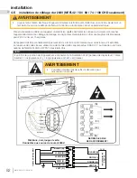 Preview for 52 page of Napoleon ALLURAVISION Series Installation And Operation Manual