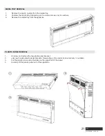 Предварительный просмотр 21 страницы Napoleon Allure NEFL100FH Service Manual