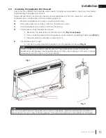 Preview for 13 page of Napoleon Allure Phantom Series Installation And Operation Manual