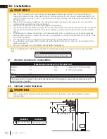 Предварительный просмотр 10 страницы Napoleon ASCENT SERIES Installation And Operation Manual