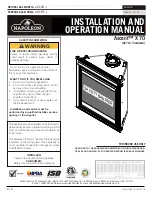 Napoleon Ascent X 70 Series Installation And Operation Manual предпросмотр