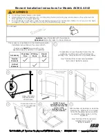 Предварительный просмотр 1 страницы Napoleon AX36 Installation Instructions