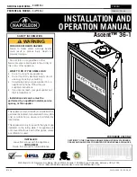 Napoleon B36PTREA-1 Installation And Operation Manual preview