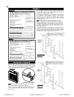 Предварительный просмотр 24 страницы Napoleon BGD36CFGN Installation And Operating Instructions Manual