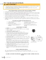 Preview for 102 page of Napoleon BGD36CFNTR Installation And Operation Manual